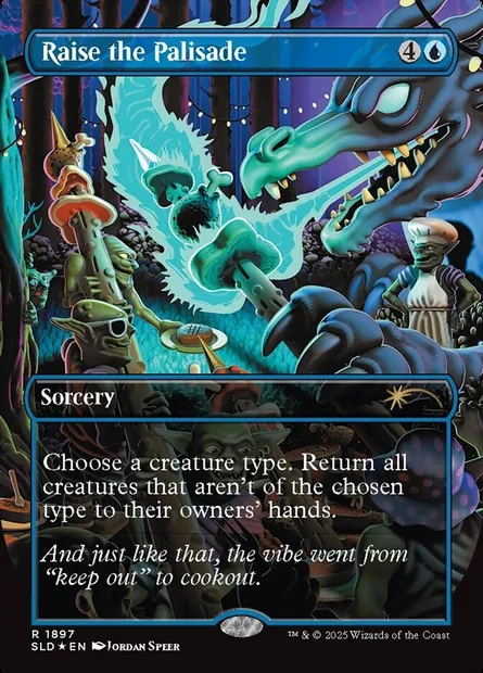 Raise the Palisade, Magic card SLD 1897 — Secret Lair Drop set