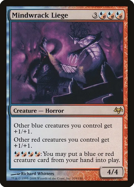 Mindwrack Liege, Magic card EVE 104 — Eventide set