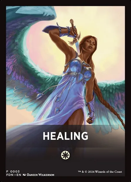 Healing, Magic card FFDN 3 — Foundations Front Cards set