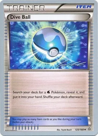 Scuba Ball, carte Pokémon WCD16 125 — extension World Championship Decks 2016