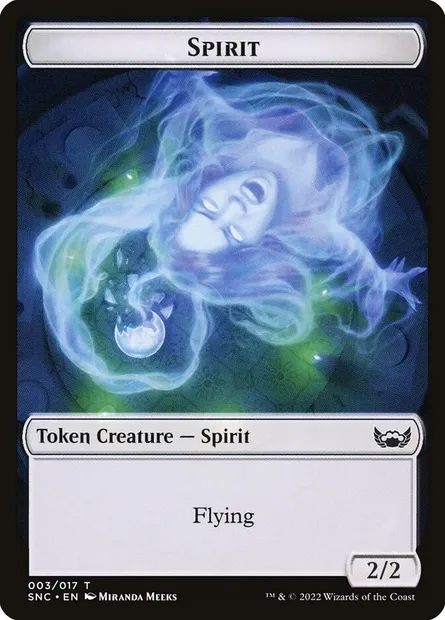 Spirit, Magic card TSNC 3 — Streets of New Capenna Tokens set