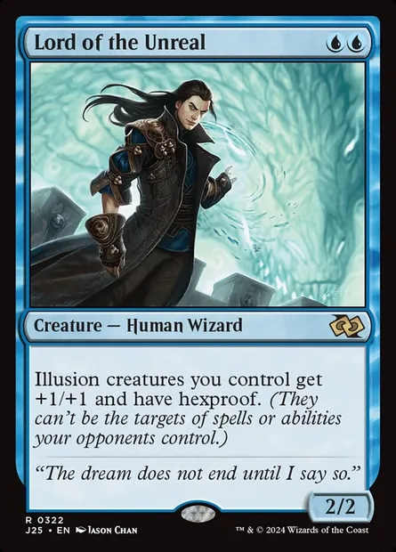 Lord of the Unreal, Magic card J25 322 — Foundations Jumpstart set