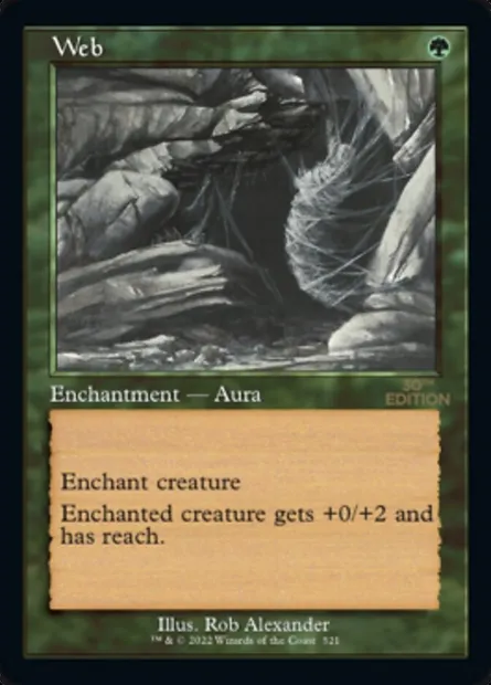 Web, Magic card 30A 521 — 30th Anniversary Edition set