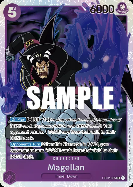 Magellan, carte One Piece OP02-085 — extension PARAMOUNT WAR