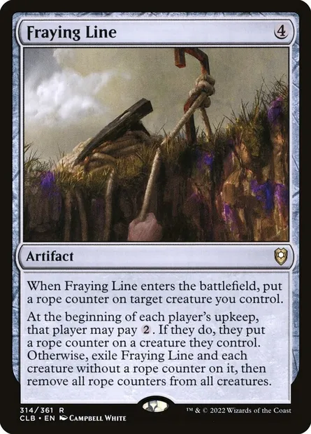 Fraying Line, Magic card CLB 314 — Commander Legends: Battle for Baldur's Gate set