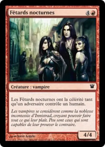 Fêtards nocturnes, carte Magic ISD 153 — extension Innistrad