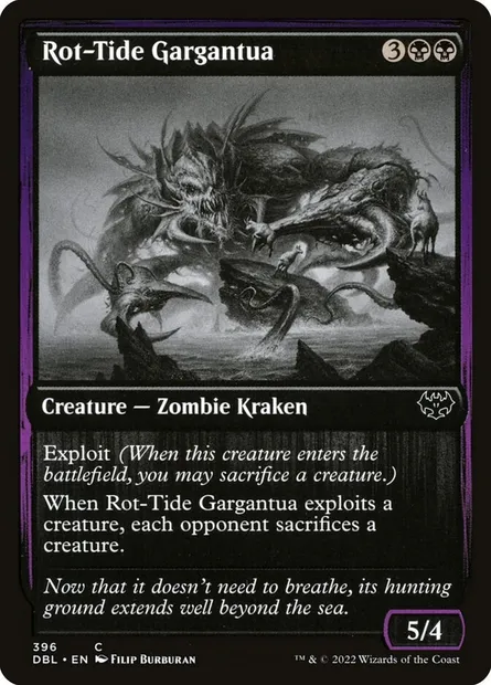 Rot-Tide Gargantua, Magic card DBL 396 — Innistrad: Double Feature set