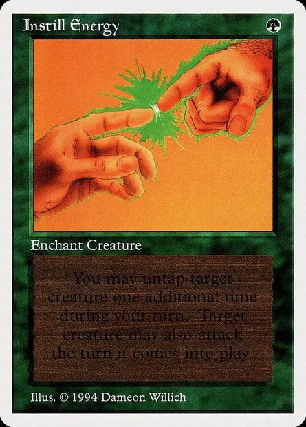 Instill Energy, Magic card SUM 203 — Summer Magic / Edgar set