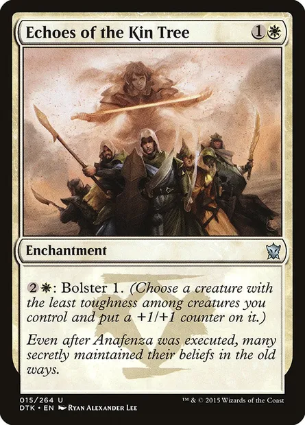 Echoes of the Kin Tree, Magic card DTK 15 — Dragons of Tarkir set