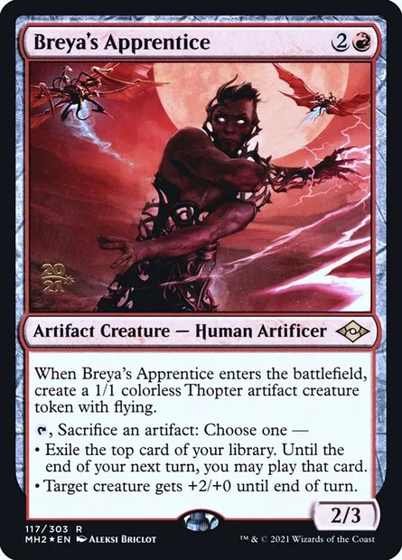 Breya's Apprentice, Magic card PMH2 117s — Modern Horizons 2 Promos set