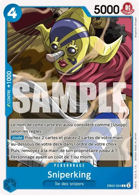 Sniperking, carte One Piece EB02-024 — extension Anime 25th Collection