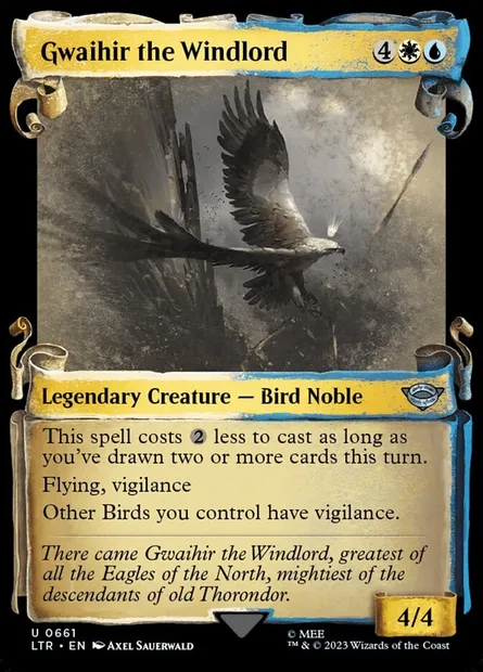 Gwaihir the Windlord, Magic card LTR 661 — The Lord of the Rings: Tales of Middle-earth set