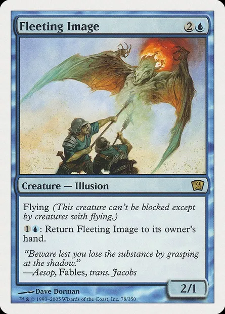 Fleeting Image, Magic card 9ED 78 — Ninth Edition set