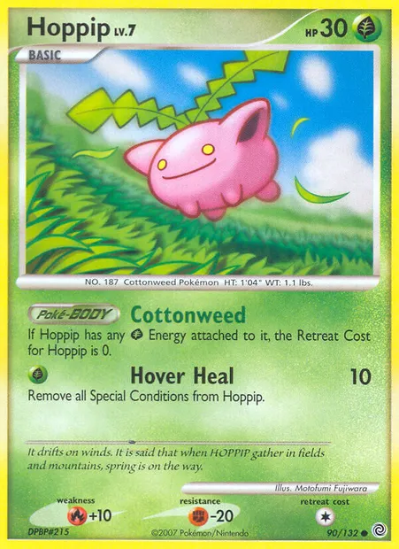 Hoppip, Pokémon card SW 90 — Secret Wonders set