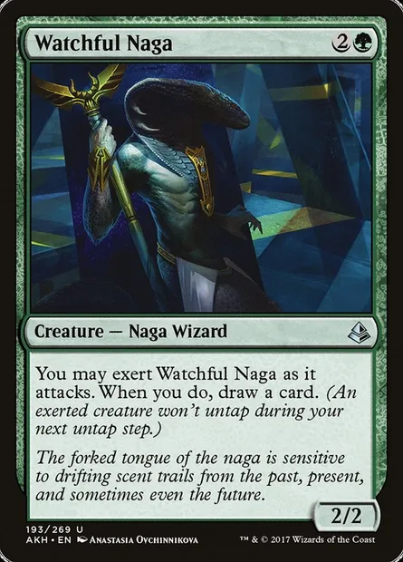 Watchful Naga, Magic card AKH 193 — Amonkhet set