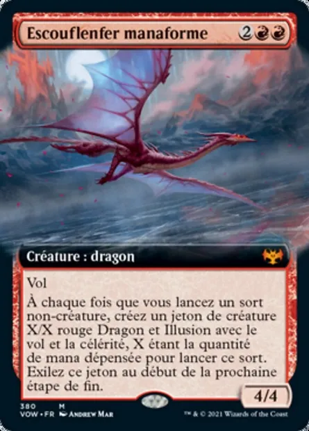 Escouflenfer manaforme, carte Magic VOW 380 — extension Innistrad : noce écarlate
