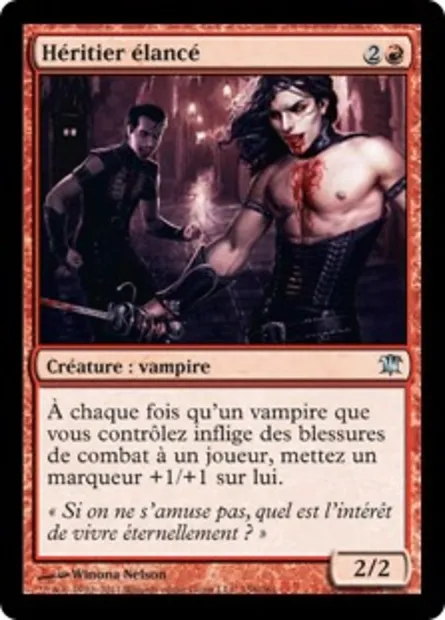 Héritier élancé, carte Magic ISD 158 — extension Innistrad