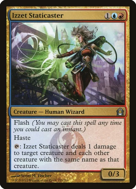 Izzet Staticaster, Magic card RTR 173 — Return to Ravnica set