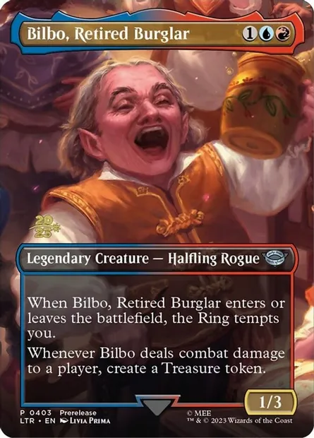 Bilbo, Retired Burglar, Magic card PLTR 403s — Tales of Middle-earth Promos set