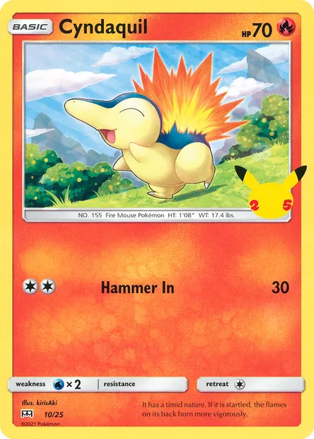 Héricendre, carte Pokémon MCD21 10 — extension Collection McDonald's 2021