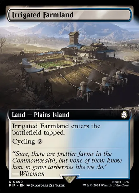 Irrigated Farmland, Magic card PIP 499 — Fallout set