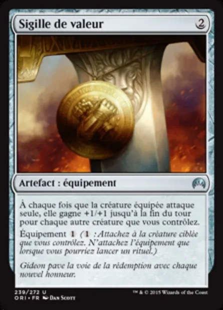 Sigille de valeur, carte Magic ORI 239 — extension Magic Origines