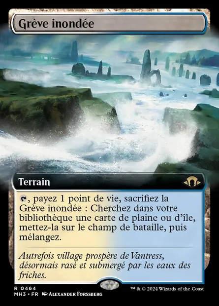 Grève inondée, carte Magic MH3 464 — extension Modern Horizons 3