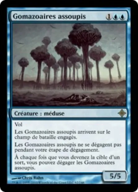 Gomazoaires assoupis, carte Magic ROE 62 — extension L'ascension des Eldrazi