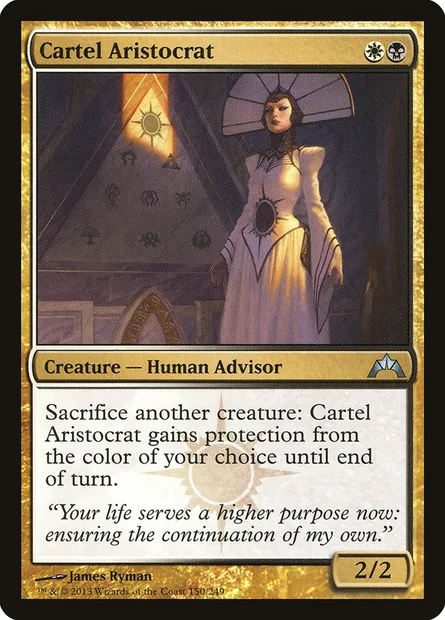Cartel Aristocrat, Magic card GTC 150 — Gatecrash set