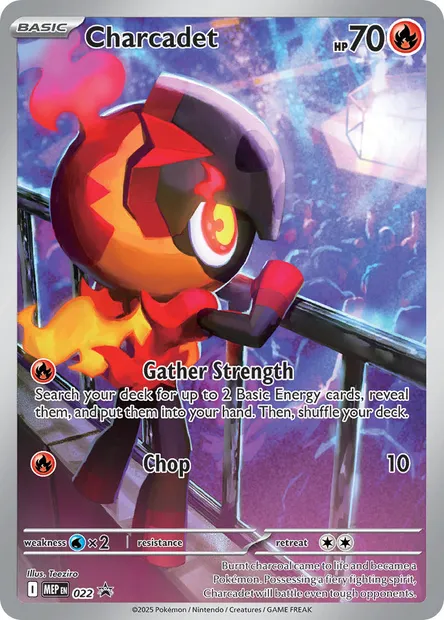 Charcadet, Pokémon card MEP 022 — MEP Black Star Promos set
