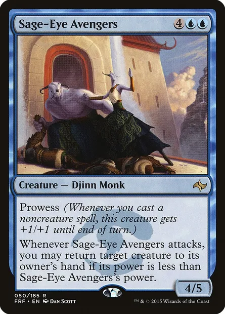 Sage-Eye Avengers, Magic card FRF 50 — Fate Reforged set