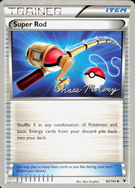 Super Rod, Pokémon card WCD12 095-2 — World Championship Decks 2012 set