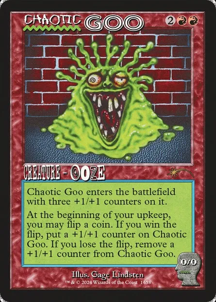 Chaotic Goo, Magic card SLD 1658 — Secret Lair Drop set