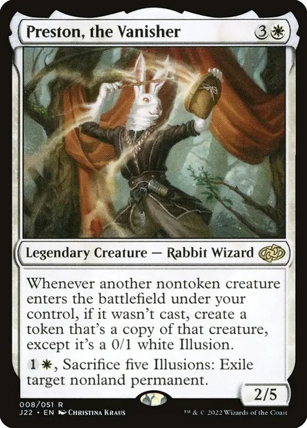 Preston, the Vanisher, Magic card J22 8 — Jumpstart 2022 set