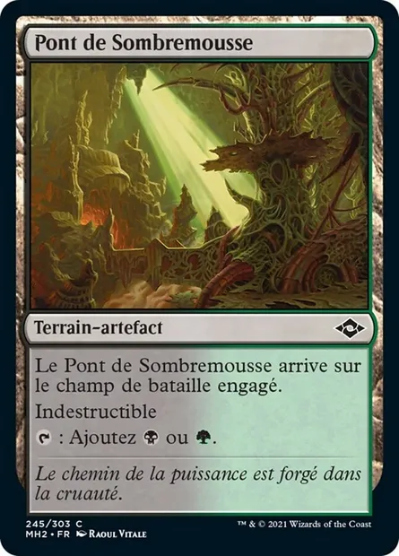 Pont de Sombremousse, carte Magic MH2 245 — extension Horizons du Modern 2