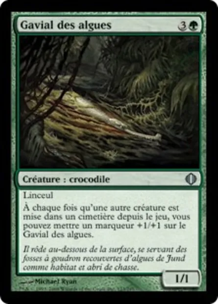 Gavial des algues, carte Magic ALA 123 — extension Les éclats d'Alara