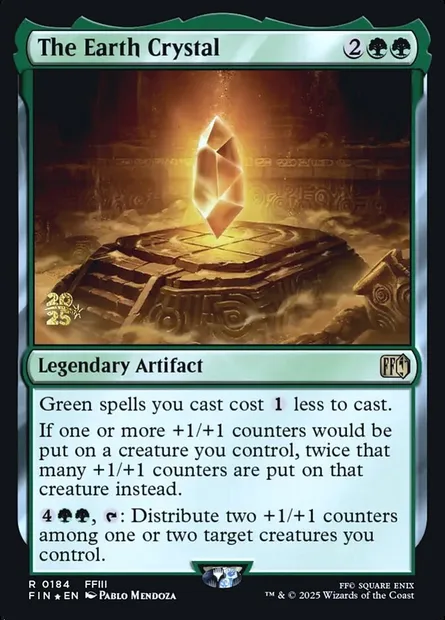 The Earth Crystal, Magic card PFIN 184s — Final Fantasy Promos set