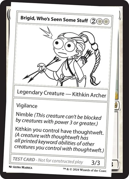 Brigid, Who's Seen Some Stuff, Magic card MB2 510 — Mystery Booster 2 set