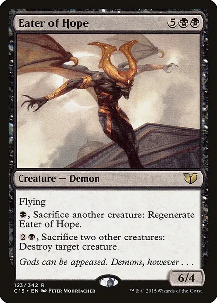 Eater of Hope, Magic card C15 123 — Commander 2015 set