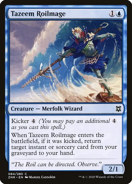 Tazeem Roilmage, Magic card ZNR 84 — Zendikar Rising set