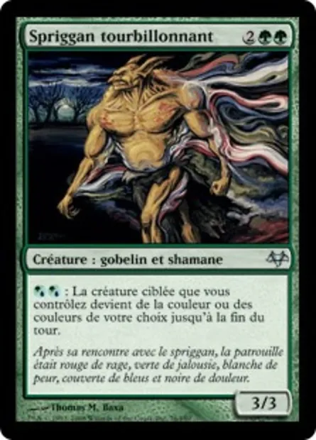 Spriggan tourbillonnant, carte Magic EVE 76 — extension Coucheciel