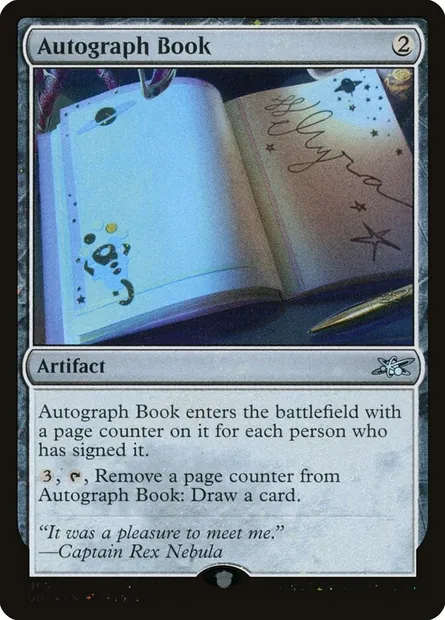 Autograph Book, carte Magic UNF 469 — extension Unfinity