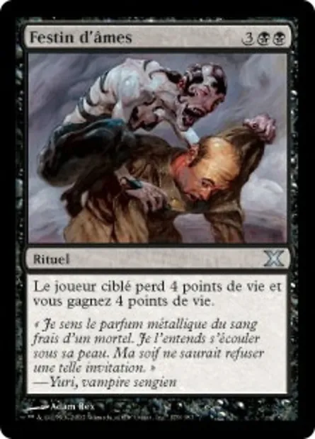 Festin d'âmes, carte Magic 10E 179 — extension Dixième édition