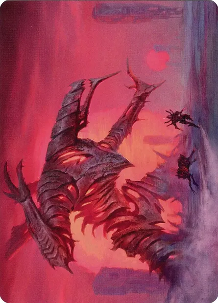 Red Sun's Twilight // Red Sun's Twilight, carte Magic AONE 33 — extension Phyrexia: All Will Be One Art Series