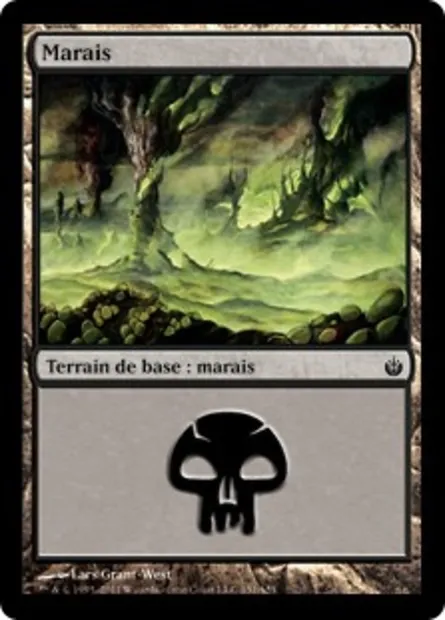 Marais, carte Magic MBS 151 — extension Mirrodin assiégé