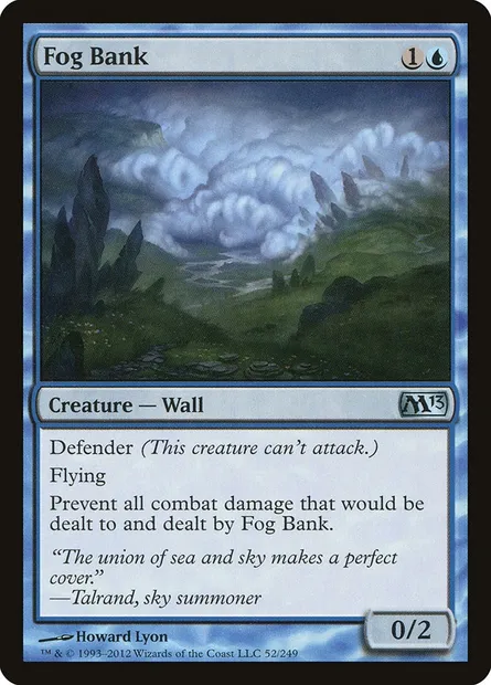 Fog Bank, Magic card M13 52 — Magic 2013 set