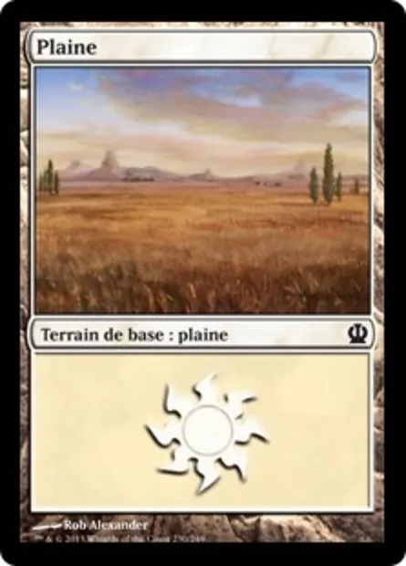 Plaine, carte Magic THS 230 — extension Theros