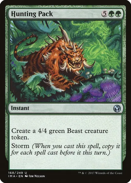 Hunting Pack, Magic card IMA 168 — Iconic Masters set