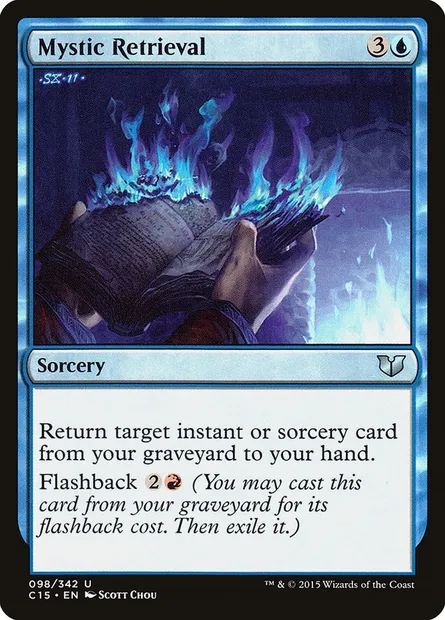 Mystic Retrieval, Magic card C15 98 — Commander 2015 set