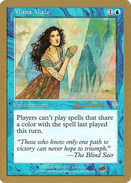 Mana Maze, Magic card WC01 ab59sb — World Championship Decks 2001 set